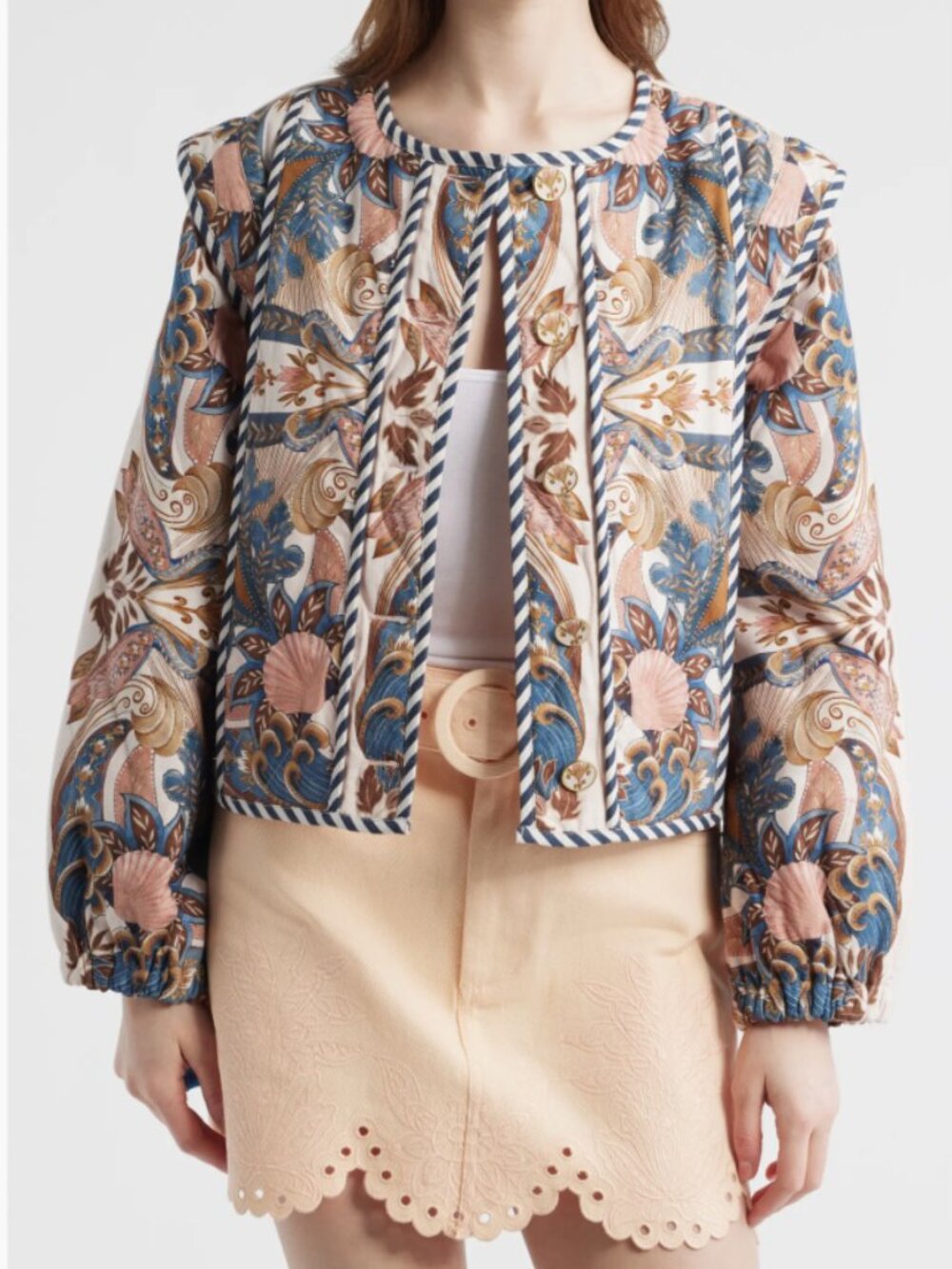 Farm Rio Sea Garden Jacket